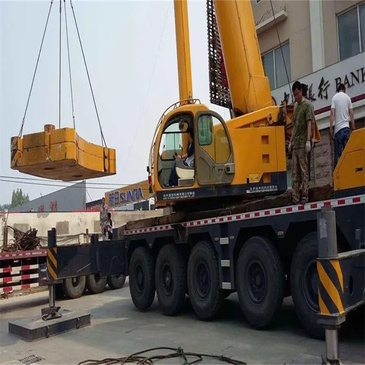 于都县当地吊车出租|机器吊装|75吨|工厂搬迁服务